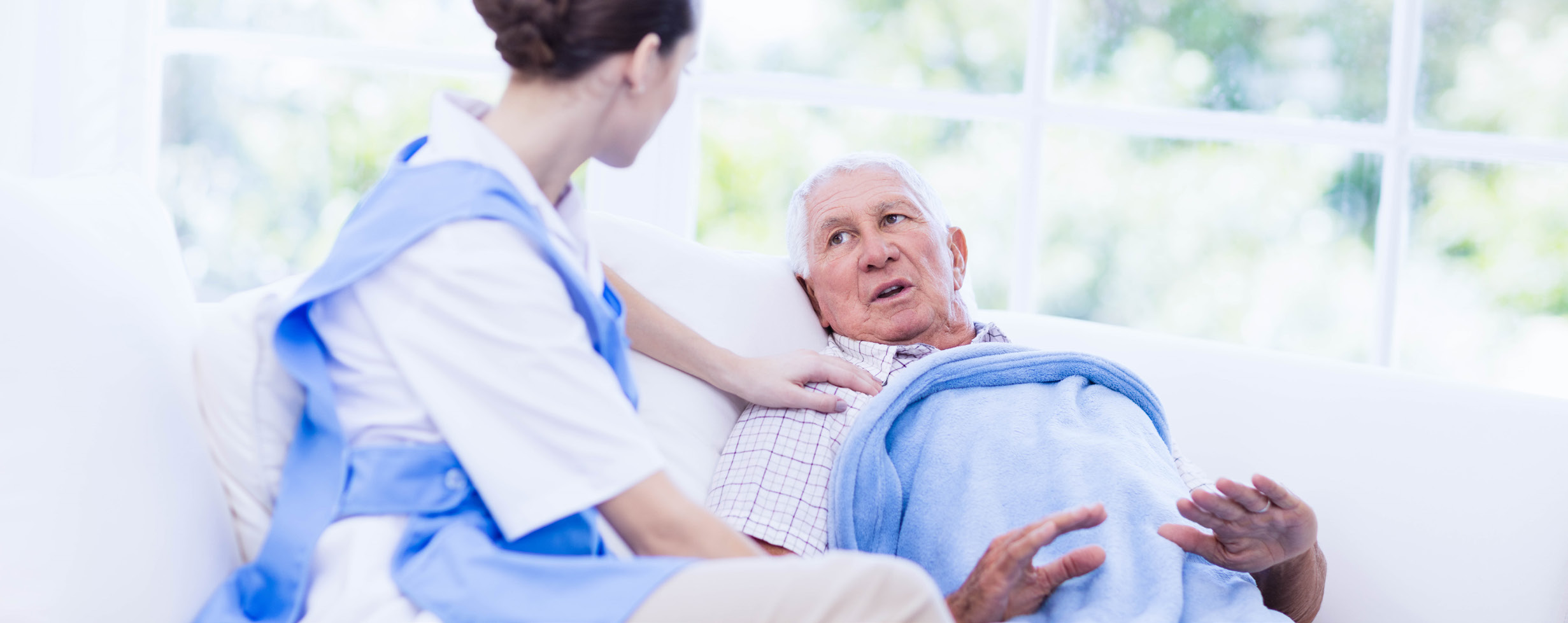 Aged Care Worker and Patient